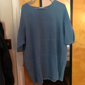 Zara Blue T shirt Dress